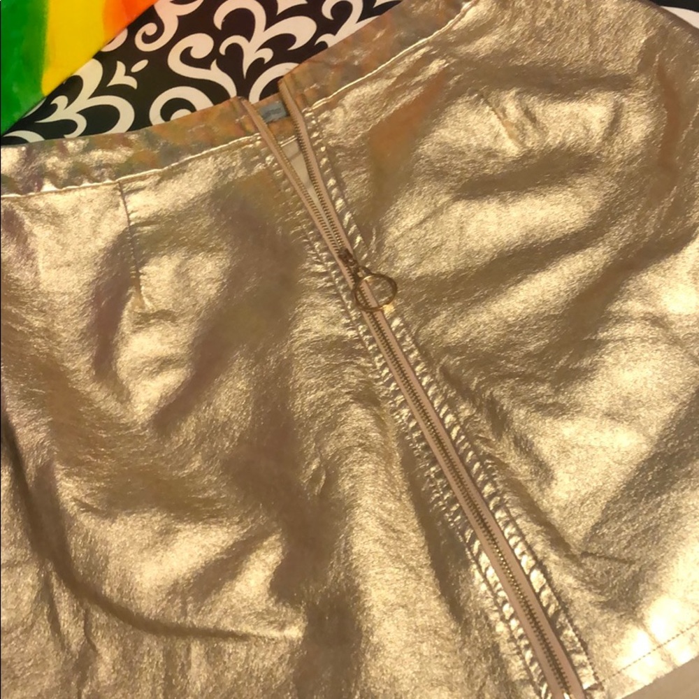 Gold skirt